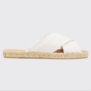 CASTANER ‘Palerma’ Crisscross Espadrille Sandals, Natural, Size 39 (8.5/9)